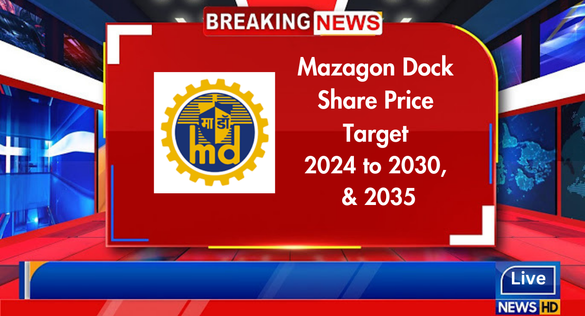 Mazagon Dock share price target 2024, 2025, 2026, 2027, 2028, 2029, 2030 and 2035